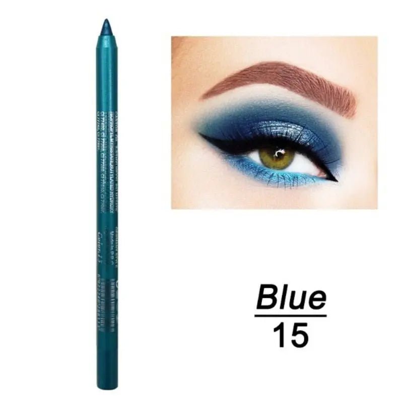14 Colors Long-lasting Eye Liner Pencil Waterproof - Tress's Beauty