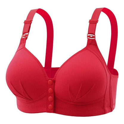 Sexy Front Buckle Push Up Bra for Plus Size Women - Ropa Mujer - Tress's Beauty