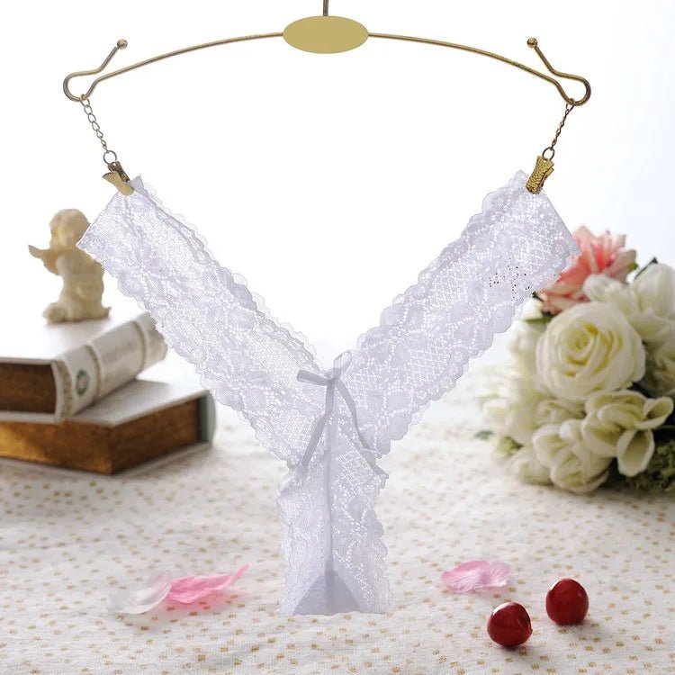 Sexy Lace Panties - Women's Underwear Briefs Lingerie Knickers Thongs G-String - Tress's Beauty