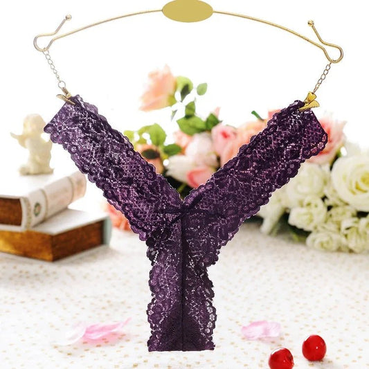 Sexy Lace Panties - Women's Underwear Briefs Lingerie Knickers Thongs G-String - Tress's Beauty