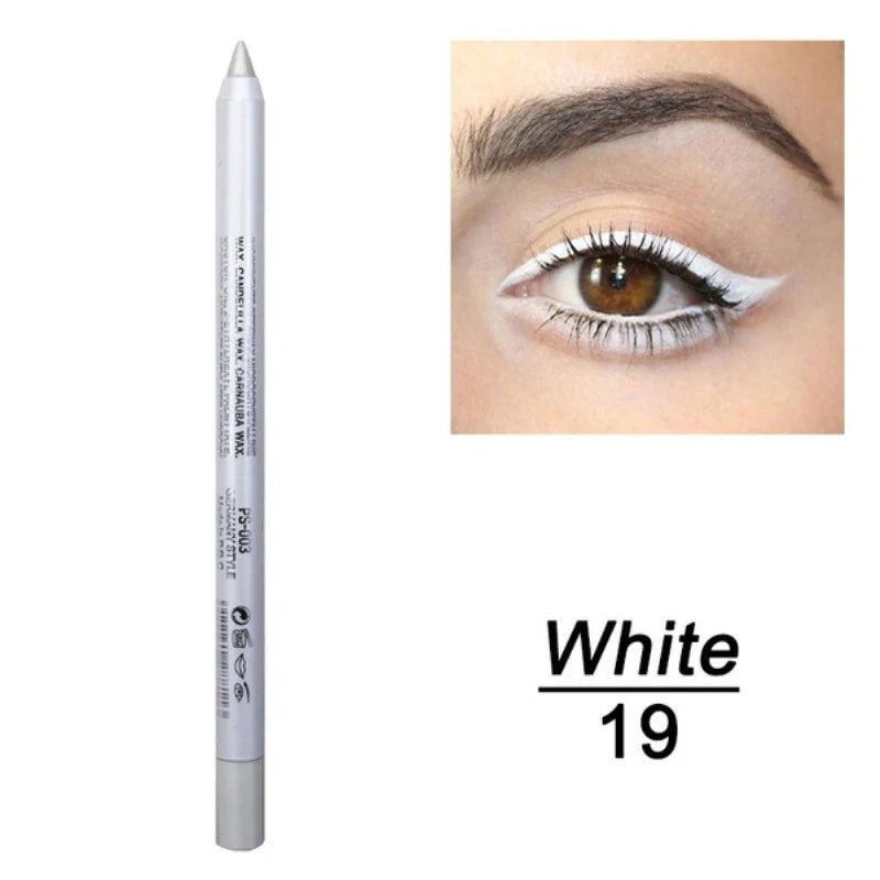 Vibrant and Waterproof: 14 Shades of Long-Lasting Eye Liner Pencil - Tress's Beauty